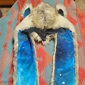 Playaborn Galaxy Lemur Hood
